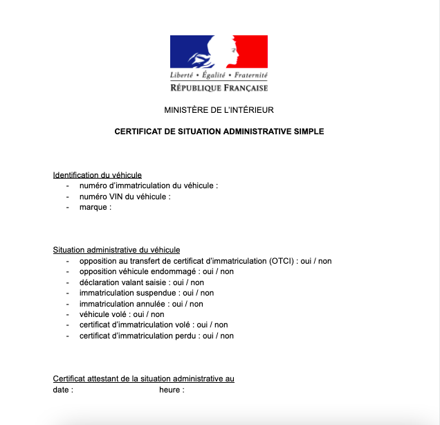 découvrez comment vendre votre véhicule en toute sérénité grâce au certificat non-gage. assurez l'acheteur de l'absence de gages et de litiges tout en maximisant la valeur de votre voiture.