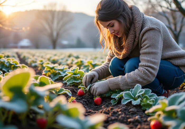 découvrez les gestes essentiels pour entretenir vos fraises en janvier et garantir une récolte abondante tout l'été. suivez nos conseils pratiques pour un jardin florissant et savourez des fruits délicieux directement de votre potager !