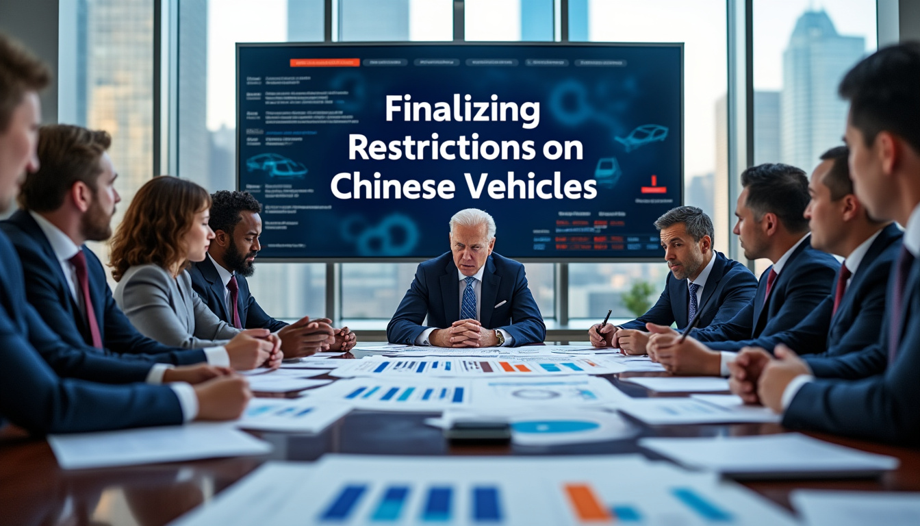 découvrez les dernières mises à jour sur les mesures restrictives de l'administration biden concernant les véhicules chinois. analyse des impacts économiques et des implications pour le marché automobile.