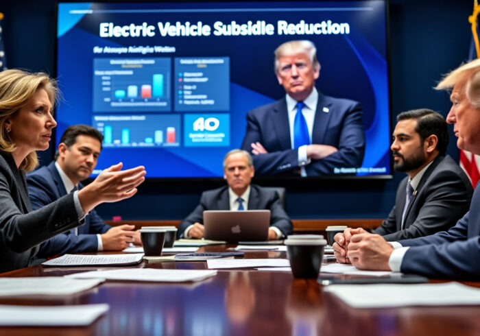 découvrez comment l'administration trump envisage de réduire les subventions pour les véhicules électriques aux états-unis, un changement de politique qui pourrait avoir un impact significatif sur l'industrie automobile et l'environnement. restez informé des implications économiques et écologiques de cette décision.