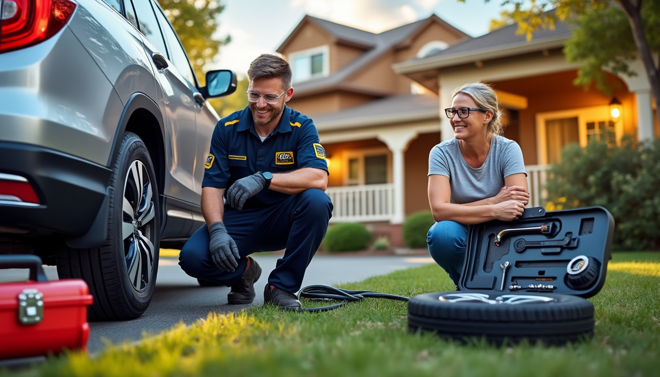 découvrez notre service de réparation de pneu crevé à domicile, conçu pour vous faire gagner du temps et de l'argent. profitez d'une intervention rapide et professionnelle, sans avoir à vous déplacer. roulez en toute sécurité avec des pneus en parfait état!