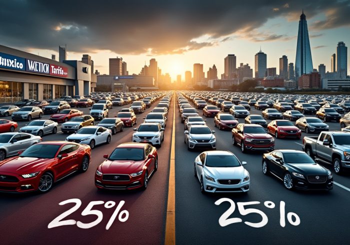 découvrez comment l'augmentation de 25 % des tarifs sur les importations de voitures d'occasion en provenance du mexique et du canada pourrait bouleverser le marché et faire grimper les prix. restez informé des dernières tendances et préparez-vous aux changements annoncés!