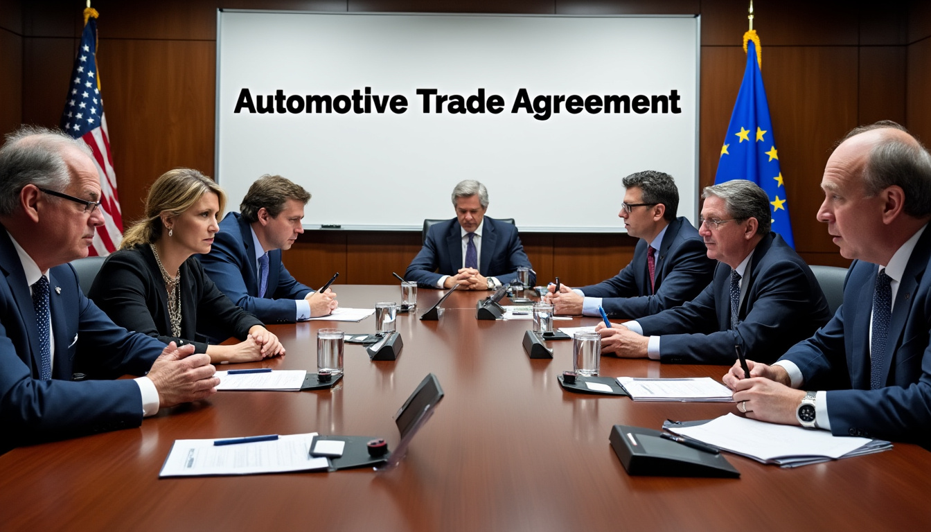 découvrez comment l'administration trump envisage de repousser d'un mois l'imposition des droits de douane sur les véhicules, selon des informations exclusives de bloomberg. une décision qui pourrait influencer le marché automobile et les relations commerciales internationales.