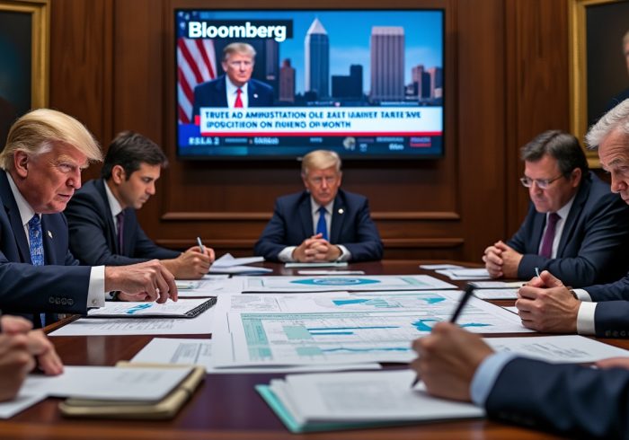 l'administration trump envisagerait de retarder d'un mois l'application des droits de douane sur les véhicules, selon des informations exclusives de bloomberg. découvrez les implications économiques et politiques de cette décision potentielle.