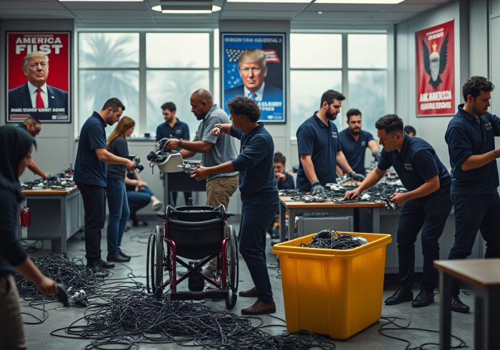 dans une décision controversée, le gouvernement trump annonce la suppression de 8000 chargeurs dans les bâtiments fédéraux, une mesure qui pourrait avoir des implications significatives sur l'accès à la technologie. découvrez les raisons derrière cette décision et ses conséquences potentielles.