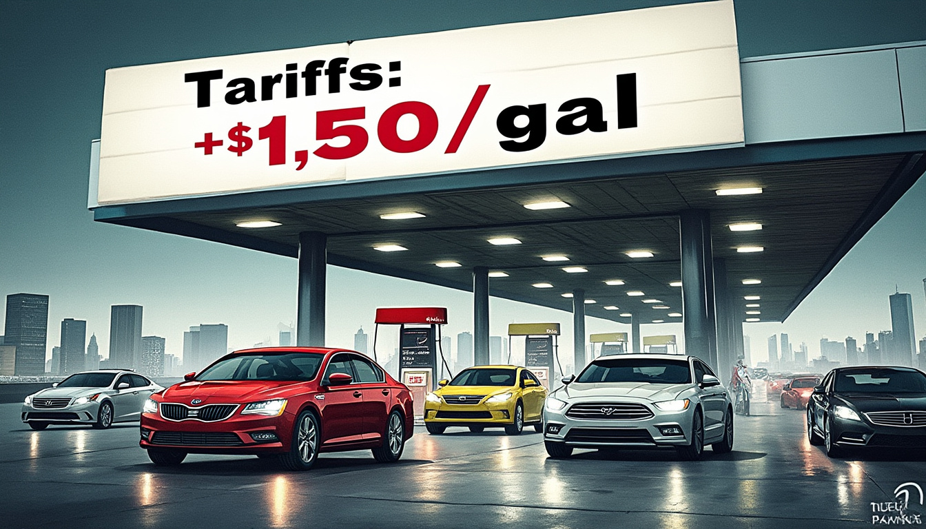 découvrez comment les droits de douane imposés par donald trump pourraient entraîner une hausse significative des prix des voitures et du carburant. analyse des conséquences économiques et des implications pour les consommateurs.