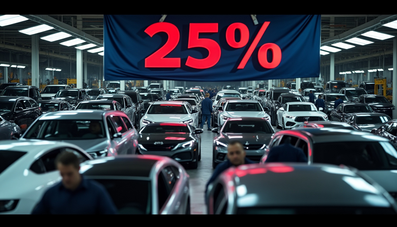 découvrez comment les nouvelles augmentations tarifaires de 25 % annoncées le 2 avril représentent une menace sérieuse pour l'industrie automobile, impactant la production, les prix et la compétitivité sur le marché. analyse et perspectives sur les conséquences économiques.