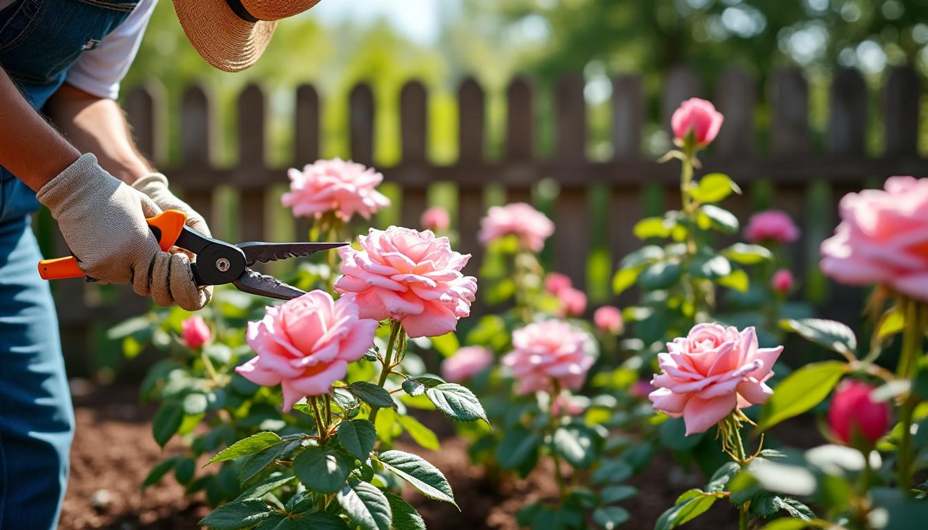 découvrez notre guide complet pour l'entretien estival des rosiers. suivez nos astuces pratiques pour garantir des fleurs épanouies tout au long de la saison. transformez votre jardin en un écrin de beauté florale grâce à des conseils experts.