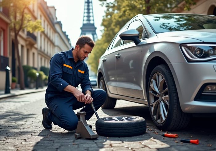 besoin d'une réparation de pneus crevés à domicile à paris ? notre service d'intervention rapide est là pour vous. profitez d'une assistance professionnelle et efficace, directement chez vous, pour retrouver votre mobilité en toute sérénité.
