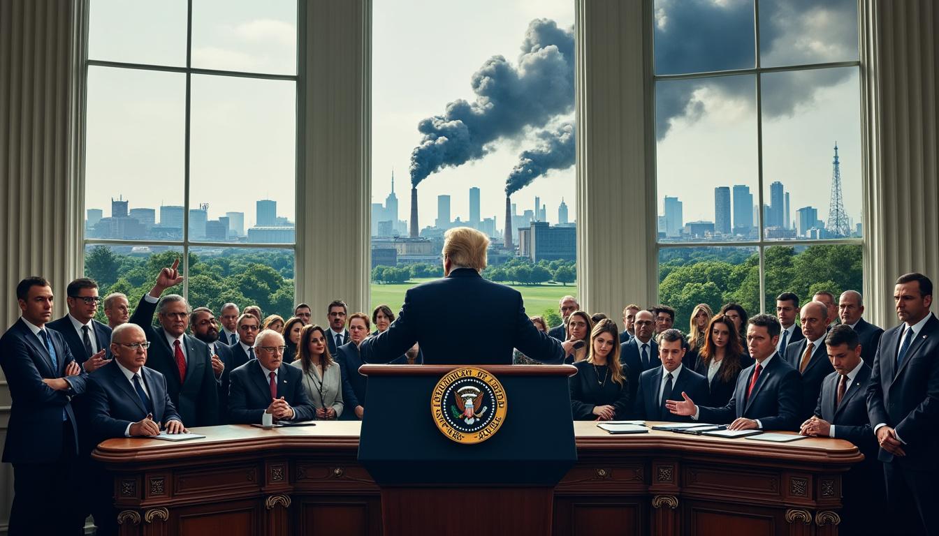 découvrez comment l'administration trump a décidé de renoncer à une mesure cruciale pour la lutte contre les gaz à effet de serre, et les implications de cette décision sur l'environnement et la politique climatique.