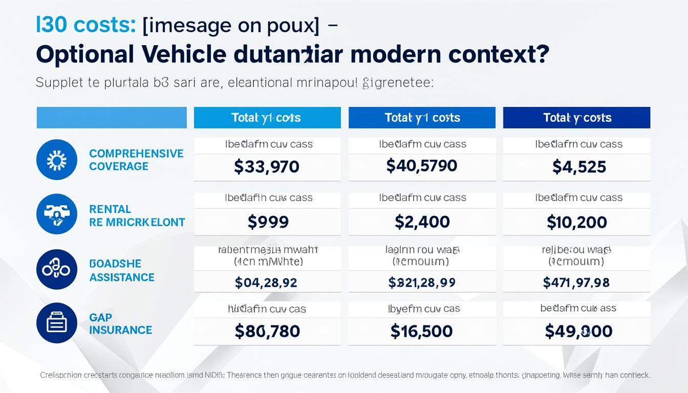 découvrez dans notre analyse comment le coût des garanties optionnelles comme le bris de glace, le vol et l'incendie impacte votre assurance auto. êtes-vous suffisamment protégé ou payez-vous trop cher ? nos conseils pour faire le bon choix.