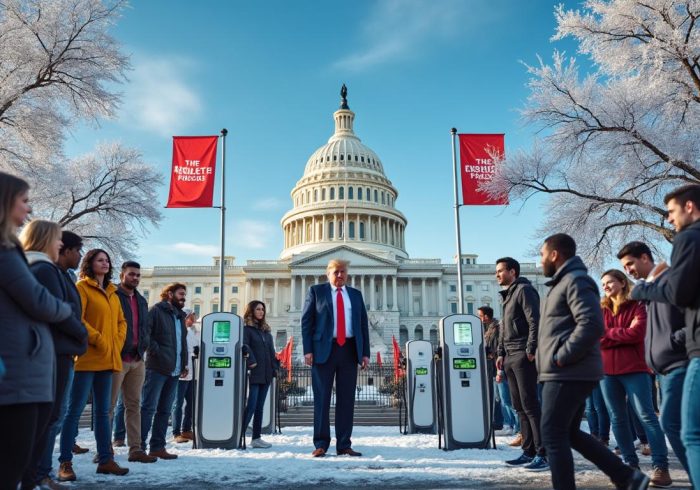 après un blocage initial, l'administration trump cède et accorde des fonds pour le développement de bornes de recharge pour véhicules électriques, marquant un tournant dans la politique américaine de soutien à l'électromobilité.