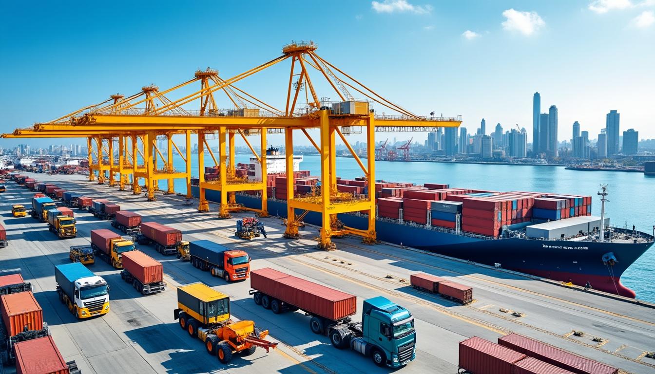 découvrez le terminal roulier de montoir-de-bretagne, où des navires polyvalents assurent le transport de véhicules variés : automobiles, tracteurs, mais aussi avions. un hub logistique au service de l'industrie et du commerce international.