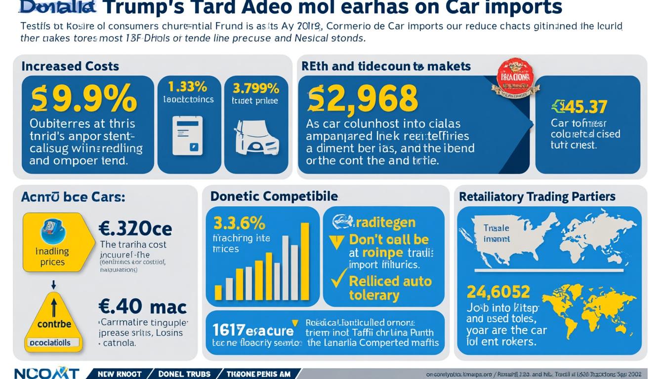 découvrez les implications de la décision de trump d’imposer une surtaxe de 25 % sur toutes les automobiles importées. analyse de l’impact sur l’industrie automobile, les consommateurs et les relations commerciales internationales.