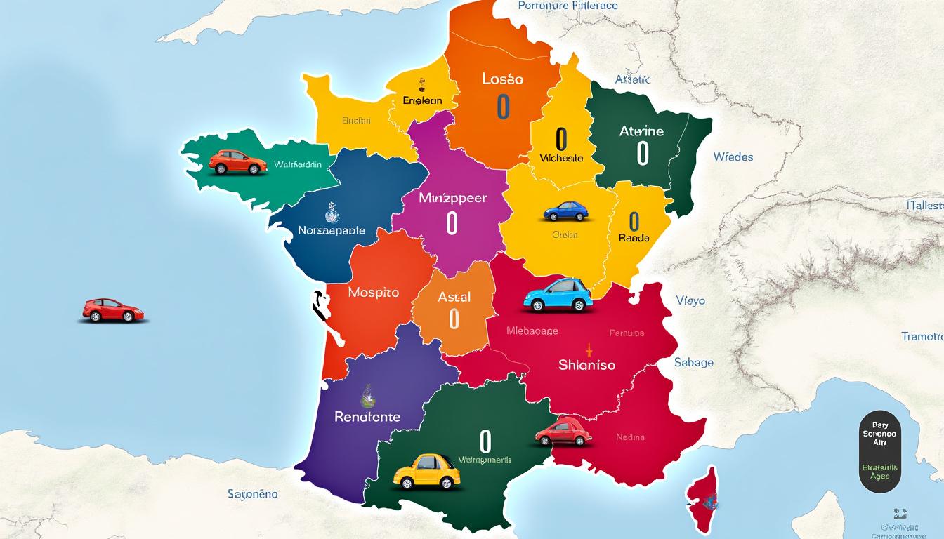 découvrez notre comparatif des tarifs d'assurance auto pour les jeunes conducteurs : analyse des écarts de prix selon les départements, avec carte interactive pour visualiser facilement les différences.