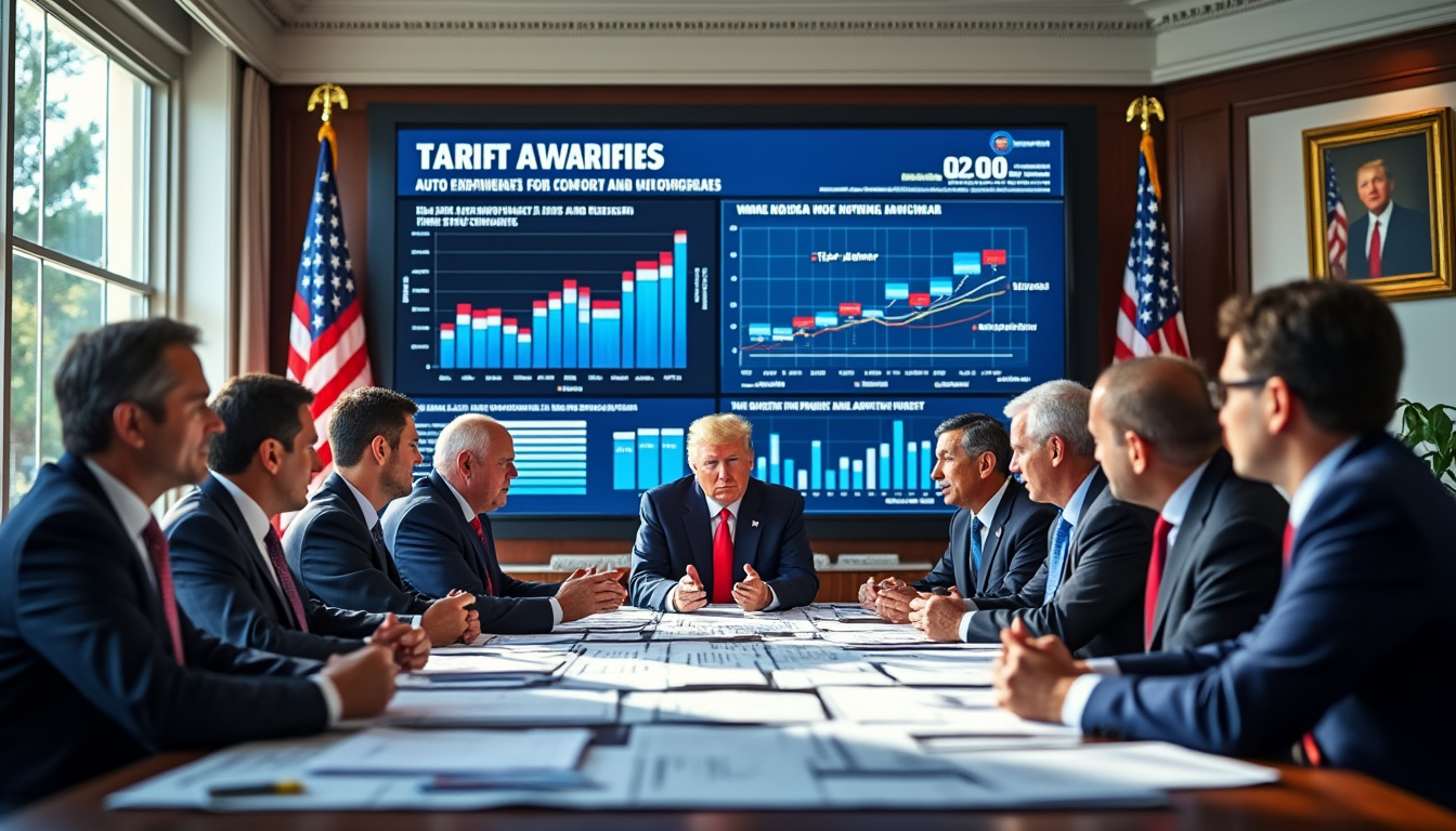 découvrez comment l'administration trump envisage d'imposer de nouveaux tarifs douaniers sur les composants automobiles, une mesure qui pourrait impacter l'industrie automobile et les relations commerciales internationales.