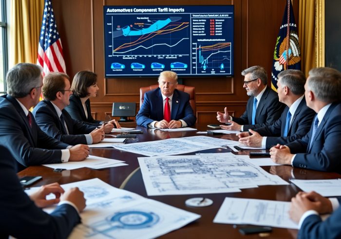découvrez comment l'administration trump envisage de nouveaux tarifs douaniers sur les composants automobiles, une mesure pouvant impacter l'industrie automobile et les échanges internationaux.