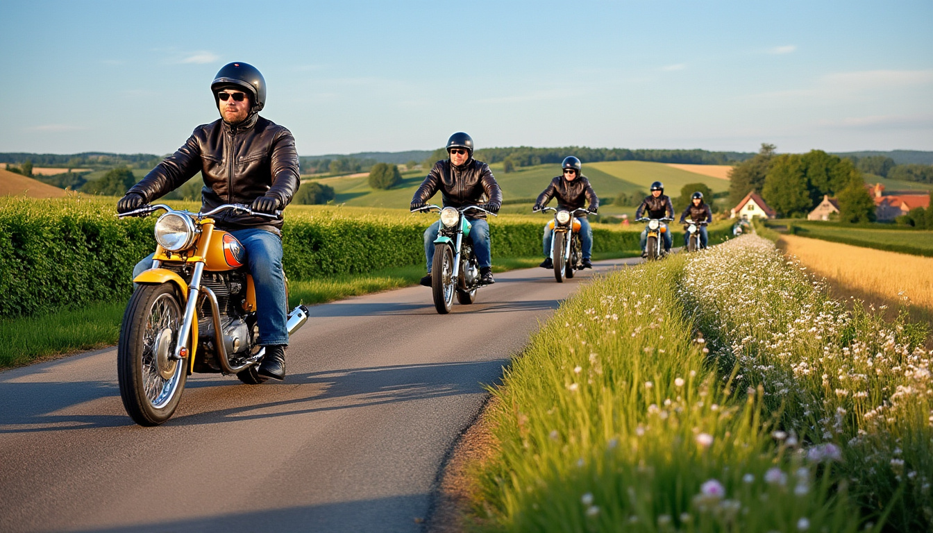 participez à la 37e édition de la balade des motos anciennes au tuar le dimanche 14 septembre 2025. un événement incontournable pour les passionnés d’histoire et de belles mécaniques !