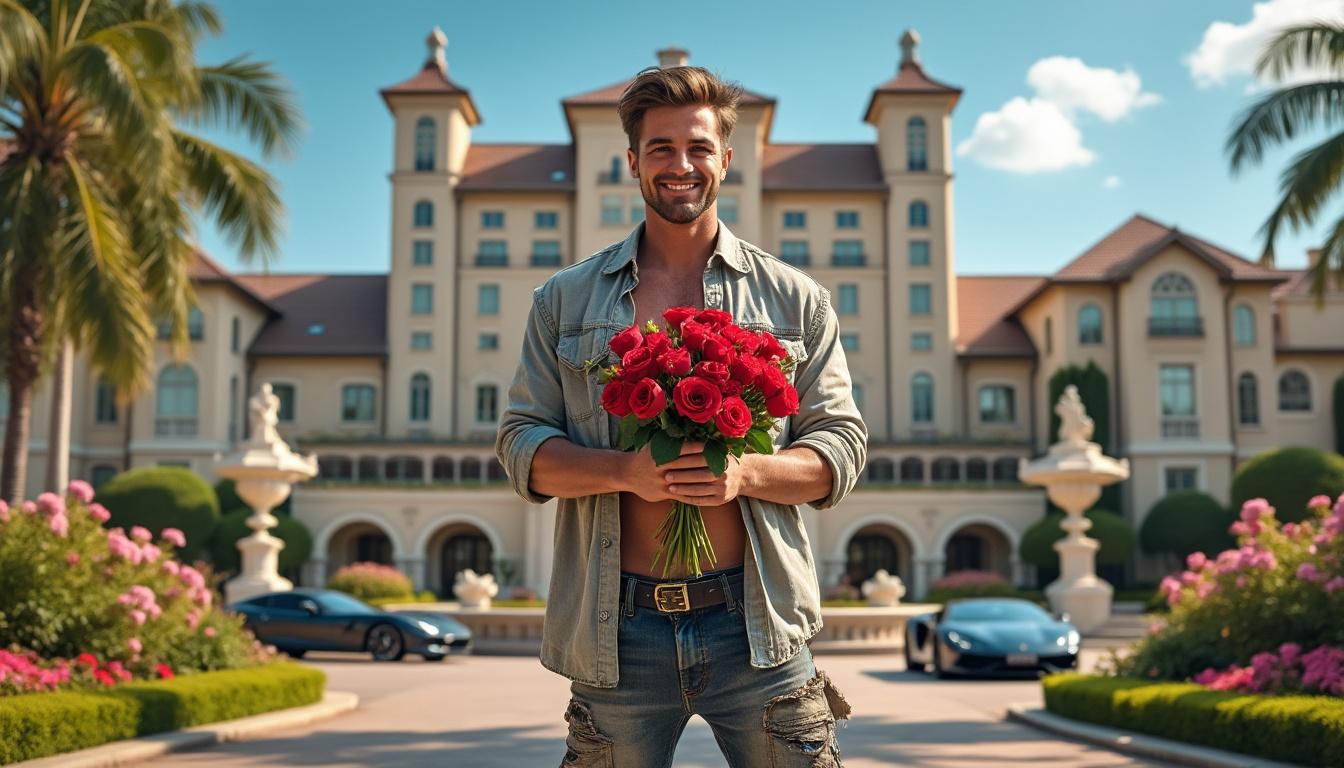 découvrez l’histoire insolite d’un homme désargenté à coutances, qui s’est offert un manoir, un hôtel et des voitures de luxe pour impressionner sa compagne. une affaire étonnante mêlant mensonges et glamour.