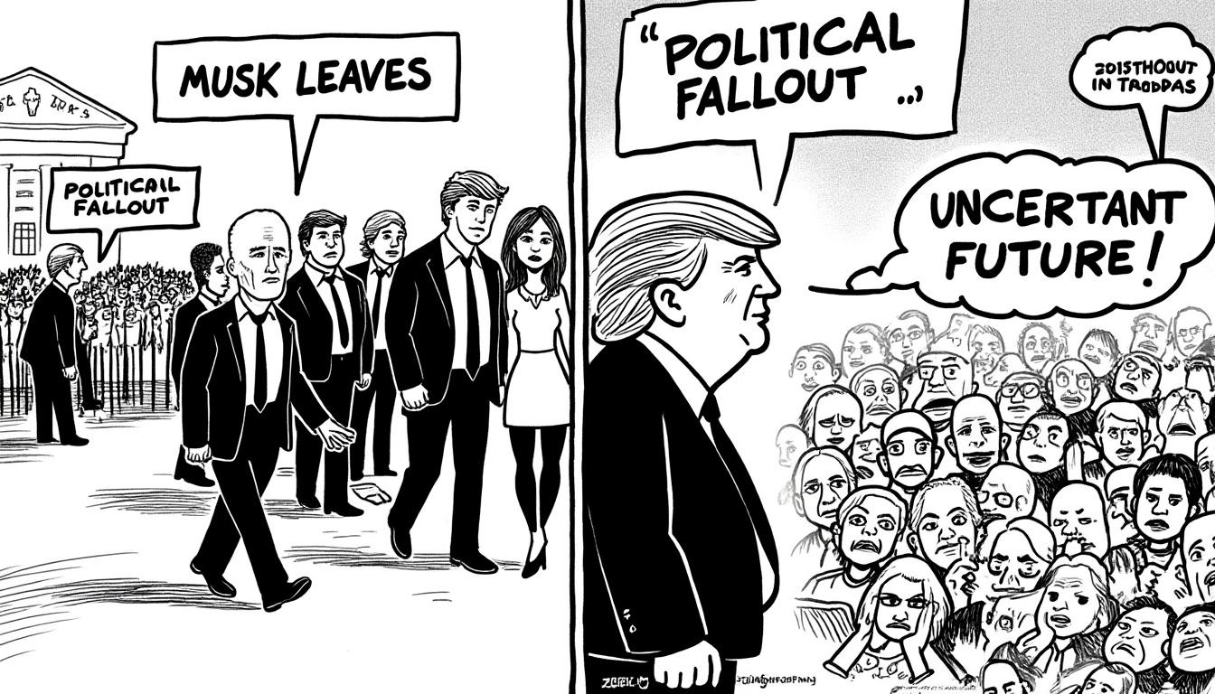 elon musk annonce officiellement son départ de l'administration trump ce mercredi, mettant fin à sa participation aux conseils consultatifs du président américain.