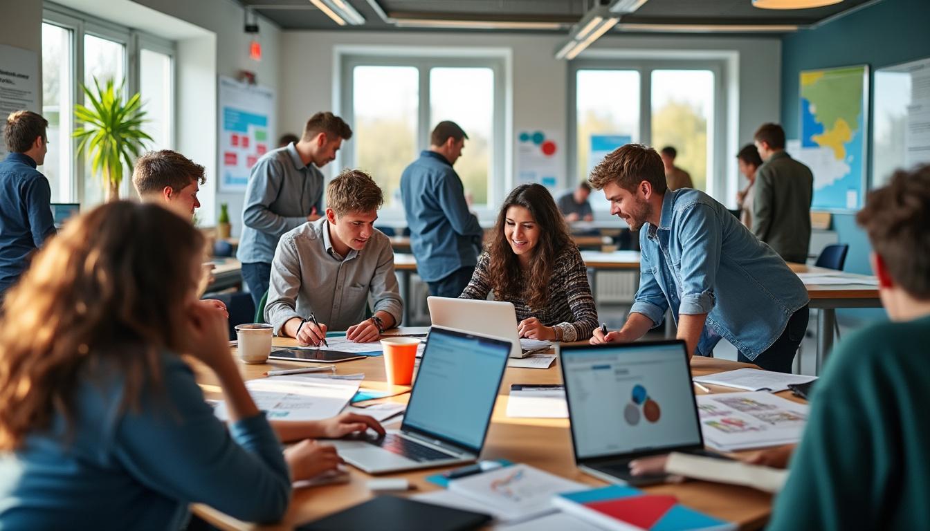 à fécamp, les étudiants en bts développent leurs compétences professionnelles grâce à des simulations, des échanges enrichissants et des conseils pratiques, préparant ainsi leur future carrière avec succès.