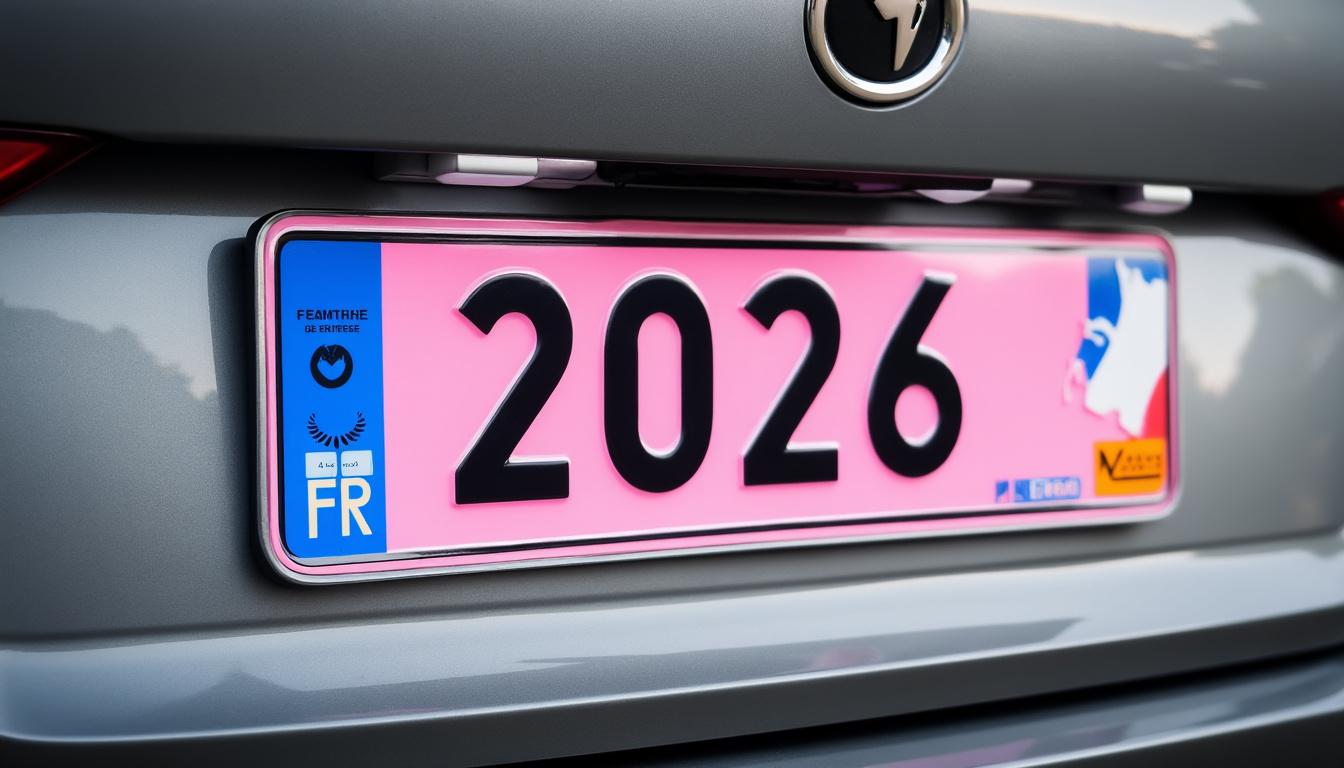 découvrez comment les plaques provisoires évolueront en 2026 avec une nouvelle teinte rose, apportant une identité visuelle modernisée et distincte pour une meilleure reconnaissance.