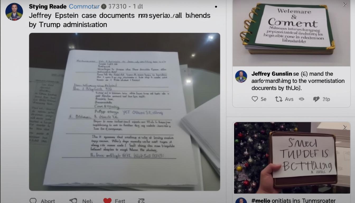 l'administration trump publie des documents révélateurs sur l'affaire jeffrey epstein, dévoilant de nouvelles informations sur le criminel sexuel et ses activités.