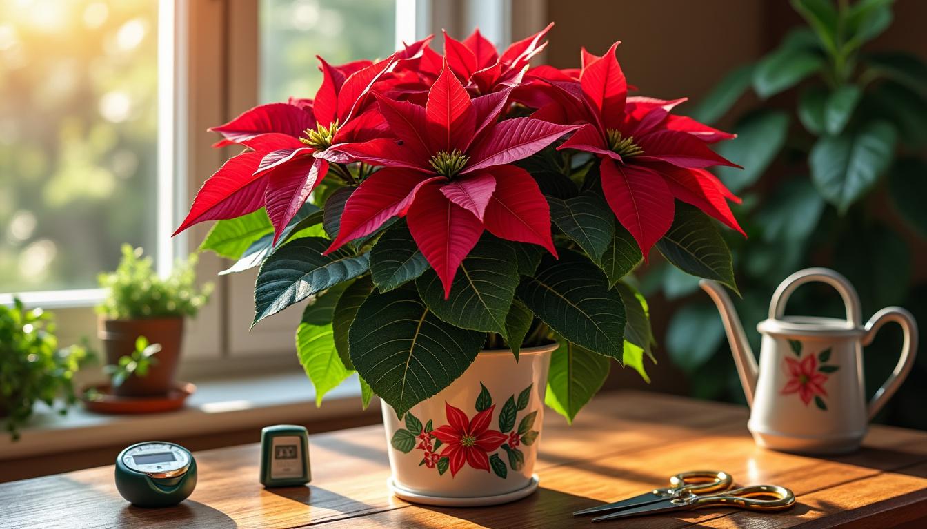 découvrez nos astuces indispensables pour prolonger la vie de votre poinsettia et profiter d'une floraison durable tout au long de la saison.
