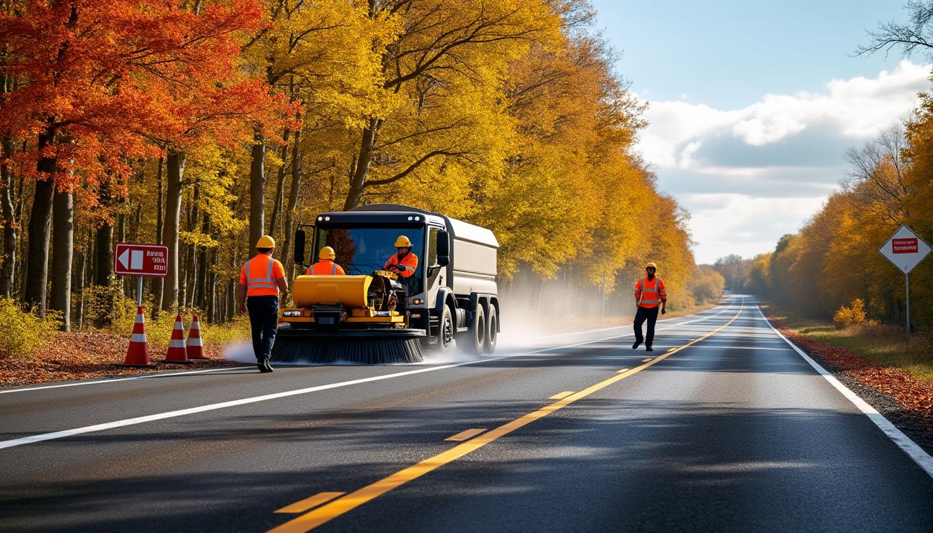découvrez les travaux de rénovation de la rn20 pour un nettoyage d'automne complet, garantissant une route plus sûre et agréable pour tous les usagers.