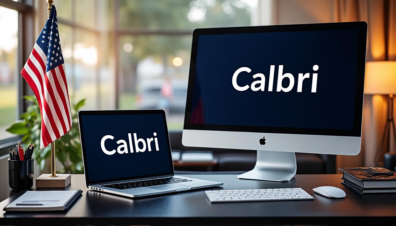 l'administration trump abandonne la police calibri, jugée trop « woke », et revient à l'utilisation traditionnelle de times new roman pour ses documents officiels.