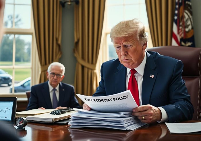 l'administration trump commence à réduire les normes d'économie de carburant mises en place sous le mandat de biden, marquant un changement majeur dans la politique environnementale des états-unis.