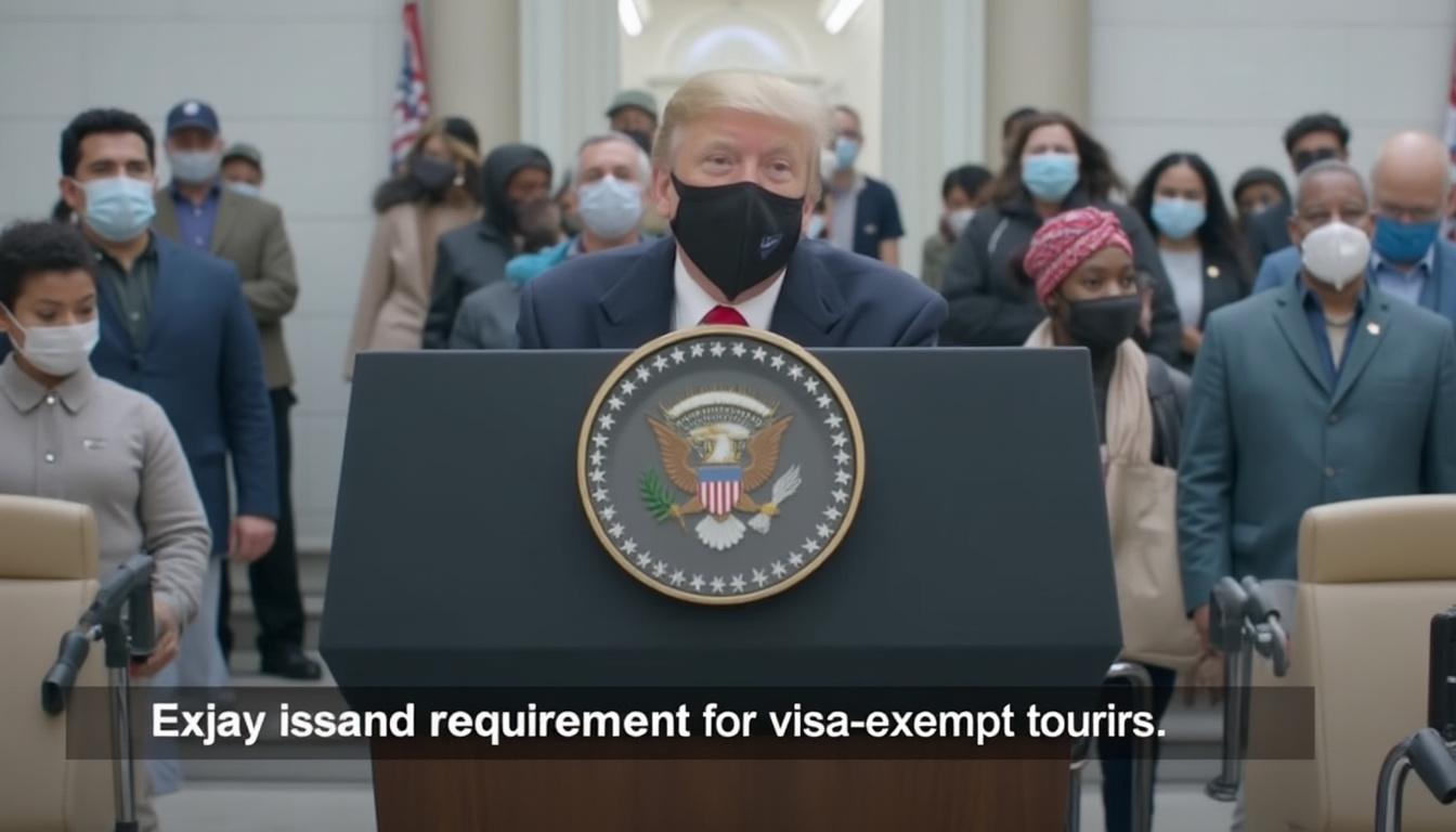 découvrez comment l'administration trump exige des touristes exemptés de visa, y compris les français, de fournir l'historique de leurs réseaux sociaux avant leur entrée aux états-unis.