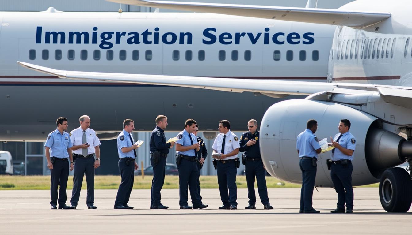 l'administration trump finance ses propres avions afin d'accélérer les expulsions d'immigrants sans papiers, intensifiant la politique migratoire.