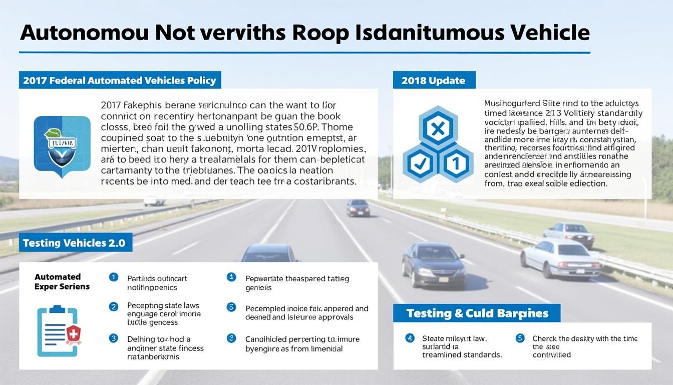 l'administration trump initie une nouvelle étape visant à assouplir les règles encadrant les voitures autonomes, favorisant ainsi l'innovation et le développement de cette technologie.