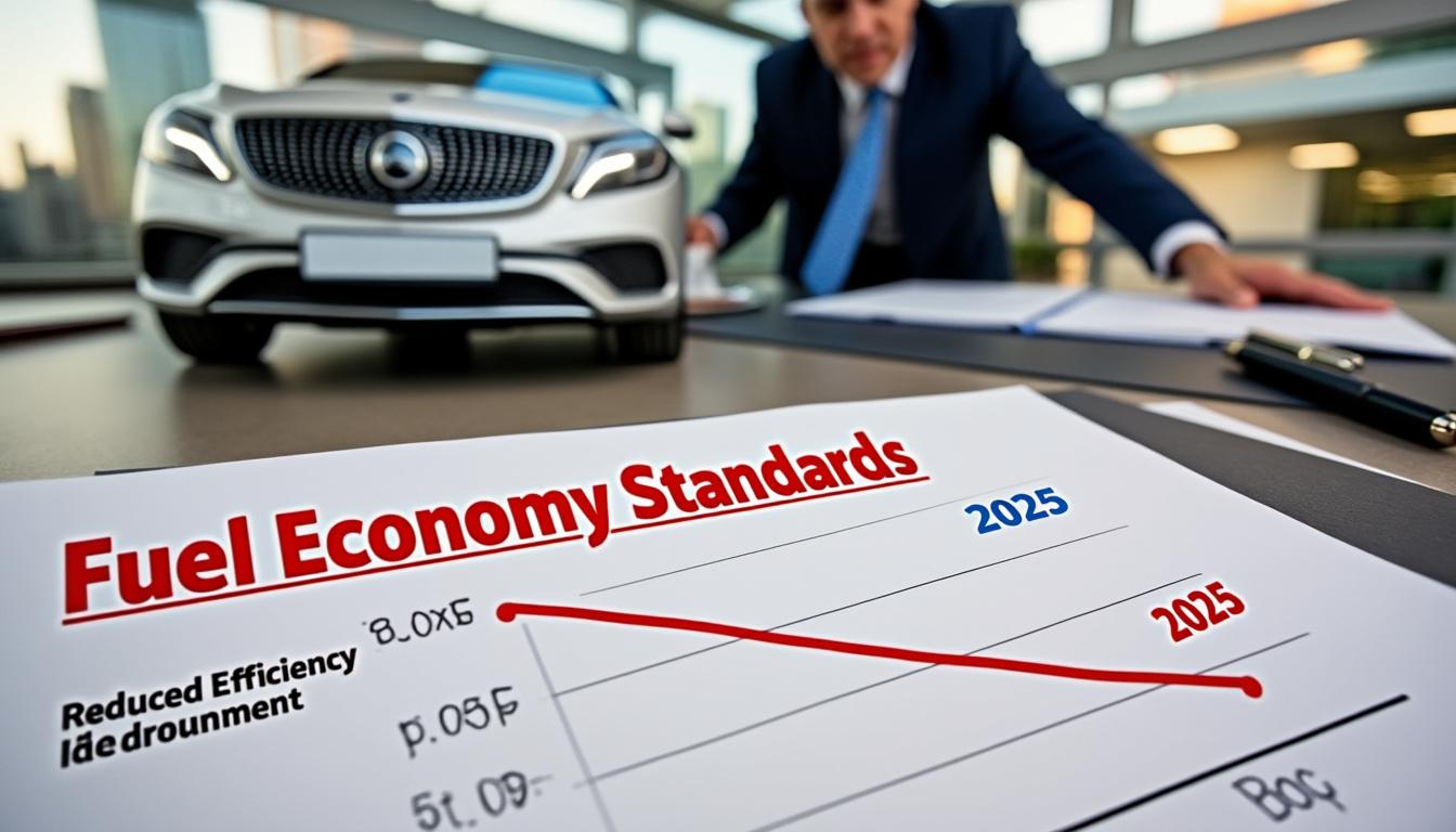 l'administration trump envisage de réduire les normes d'économie de carburant mises en place sous la présidence biden, impactant les politiques environnementales et énergétiques.