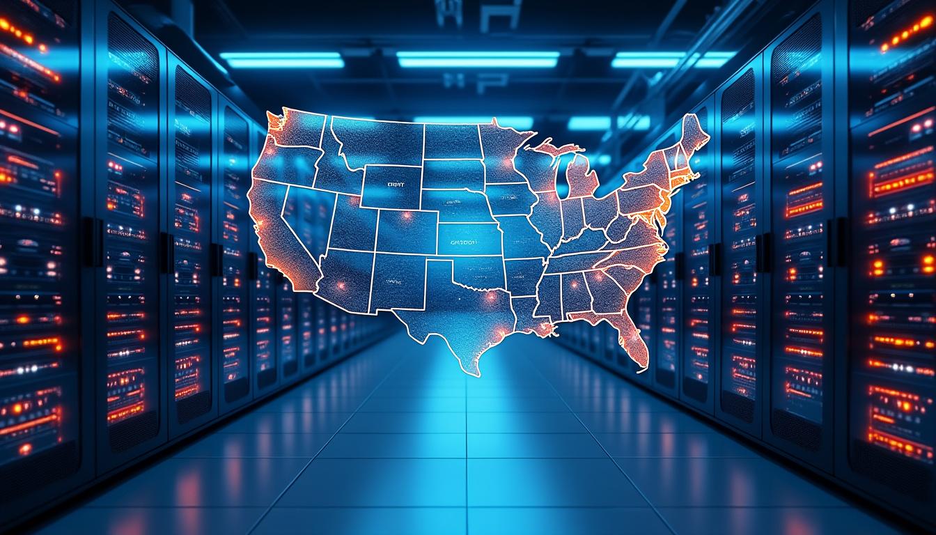 l'administration trump suscite des préoccupations chez les états américains en cherchant à réguler l'alimentation électrique des data centers, une mesure visant à accompagner le développement de l'intelligence artificielle.