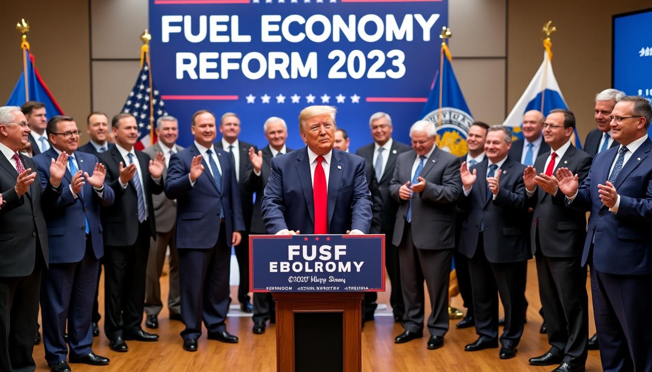 l'industrie automobile félicite l'administration trump pour l'assouplissement des normes cafe, favorisant une plus grande flexibilité et une compétitivité accrue sur le marché.