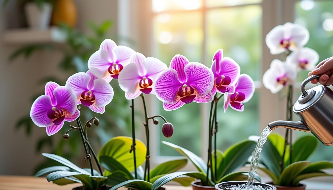 découvrez des astuces essentielles pour l'arrosage des orchidées et apprenez à éviter les erreurs courantes afin de garder vos plantes en pleine santé.