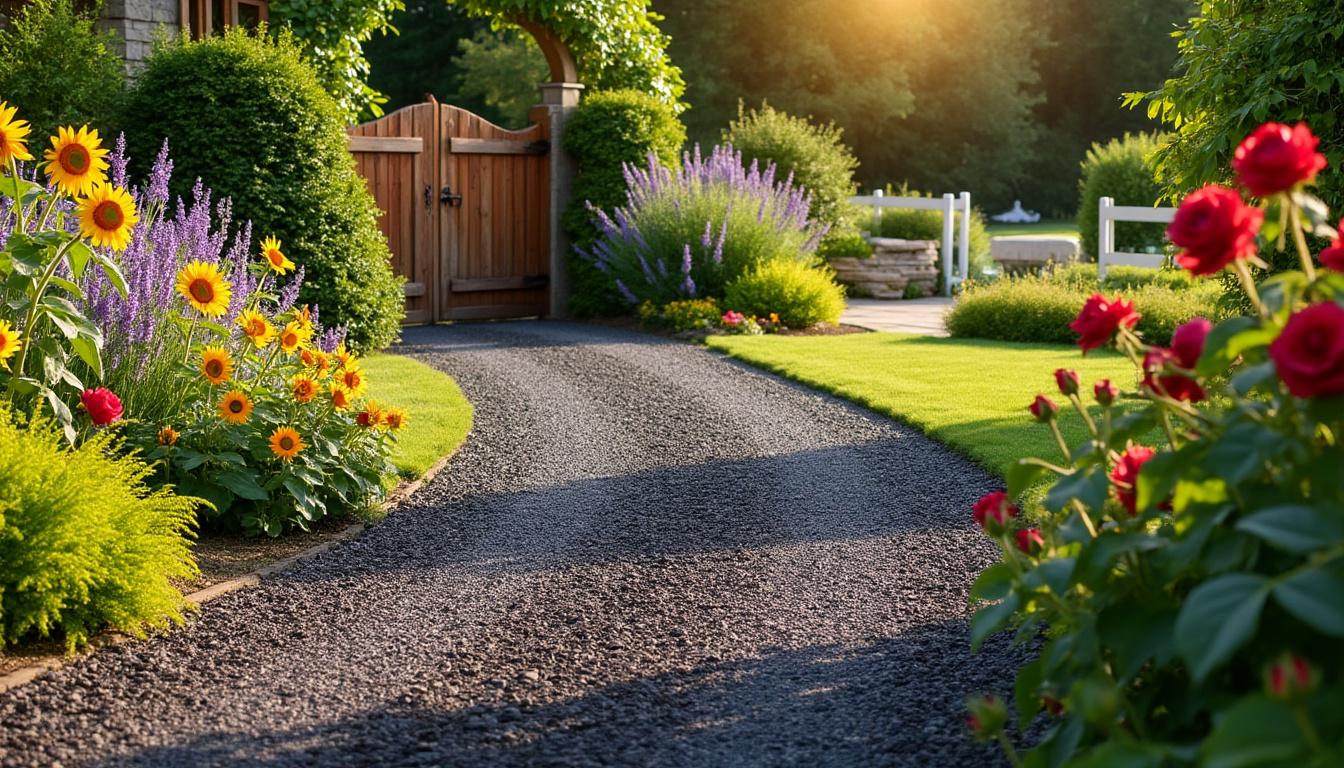 découvrez nos conseils naturels pour entretenir votre allée en gravier et profiter d'un été sans mauvaise herbe, propre et impeccable.