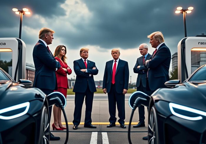 analyse des tensions entre plusieurs états américains et l'administration trump concernant le développement et la réglementation des infrastructures pour véhicules électriques.