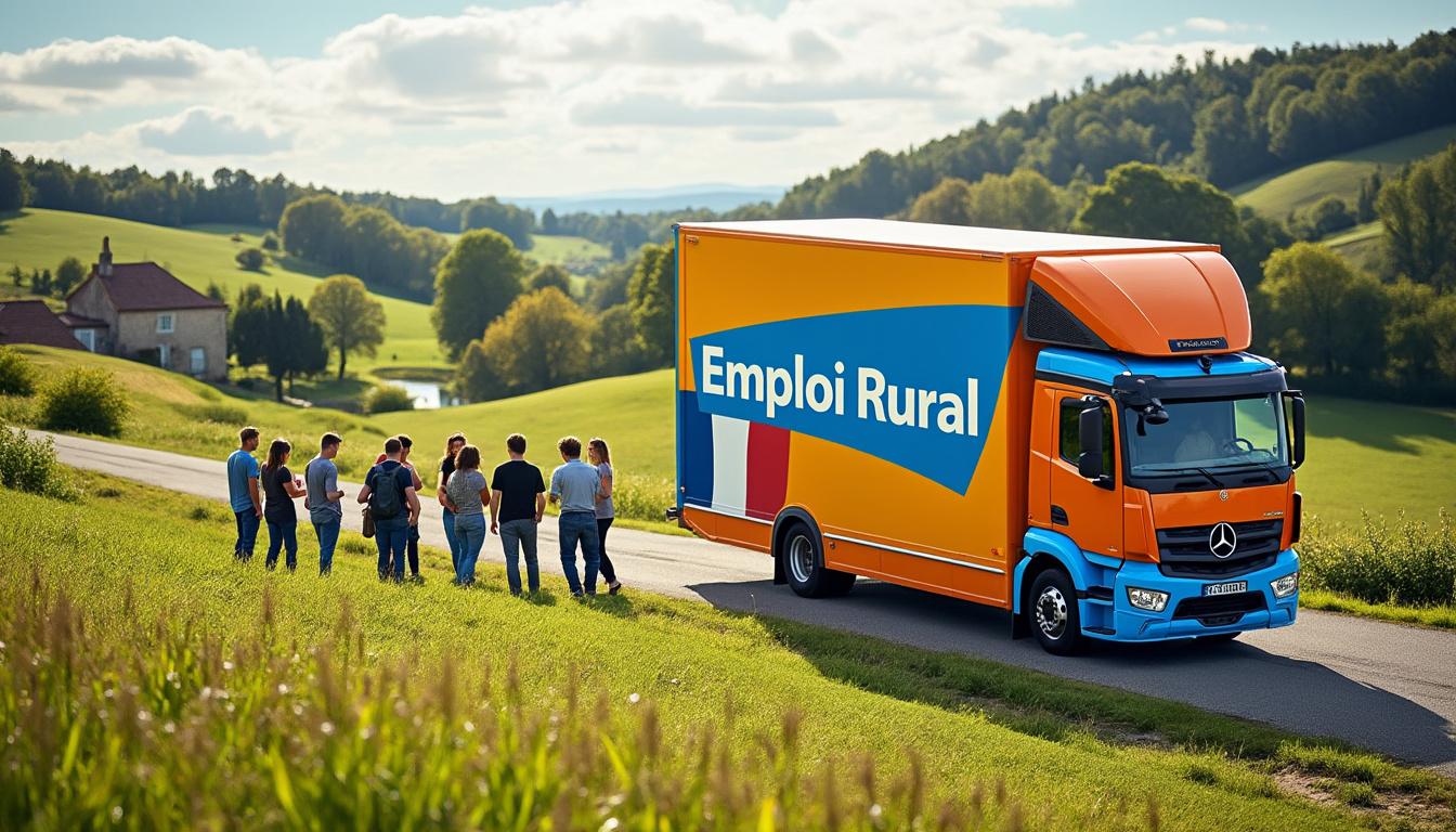 dans le nord, un camion ambulant aide les jeunes ruraux à réussir leurs entretiens d'embauche en leur offrant conseils et accompagnement personnalisés.