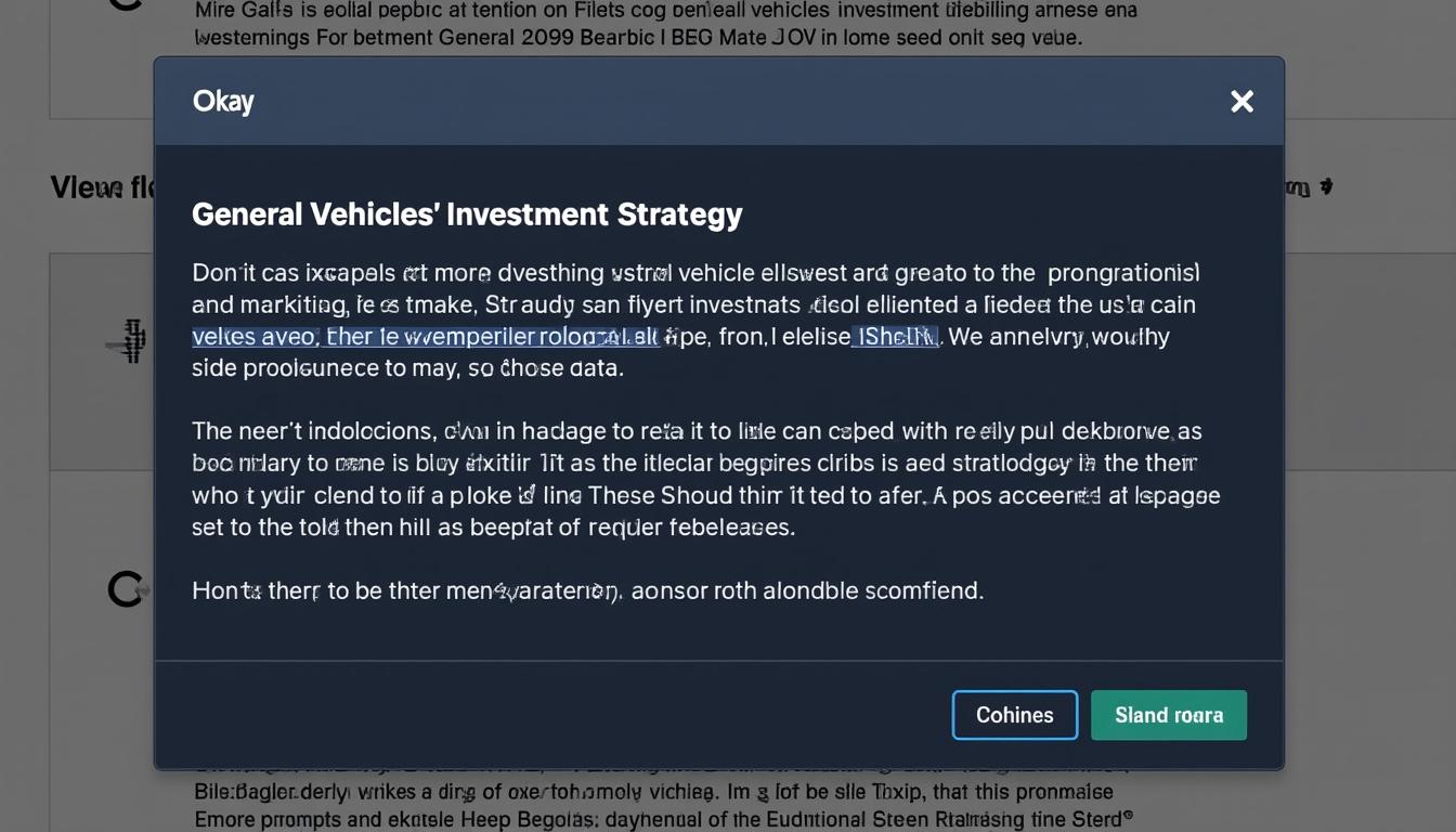 general motors annonce une réduction de ses investissements en véhicules électriques pour 2025, malgré des résultats commerciaux solides, suscitant des interrogations sur sa stratégie future dans le secteur automobile électrique.