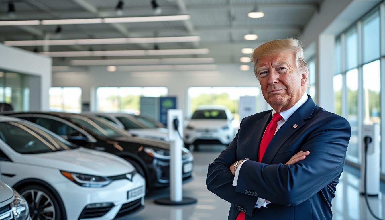 l'administration trump favorise la réduction des prix des voitures traditionnelles tout en minimisant le rôle des véhicules électriques dans sa stratégie automobile.