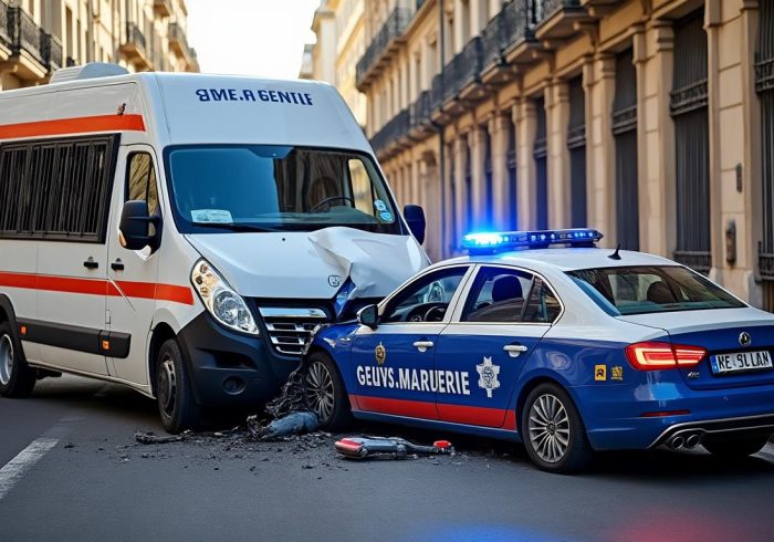accident à lyon impliquant des véhicules de la gendarmerie et un transport pénitentiaire, causant plusieurs blessés. découvrez les détails de cette collision.