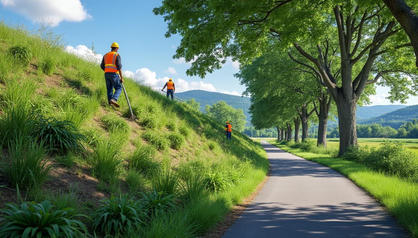 découvrez les meilleures pratiques pour le soin et la maintenance des talus le long de la voie verte afin d'assurer leur stabilité et leur esthétique tout en préservant l'environnement.