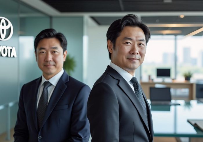 toyota annonce la nomination de kenta kon, directeur financier, au poste de ceo, tandis que koji sato est promu vice-président, marquant une nouvelle ère dans la direction de l'entreprise.