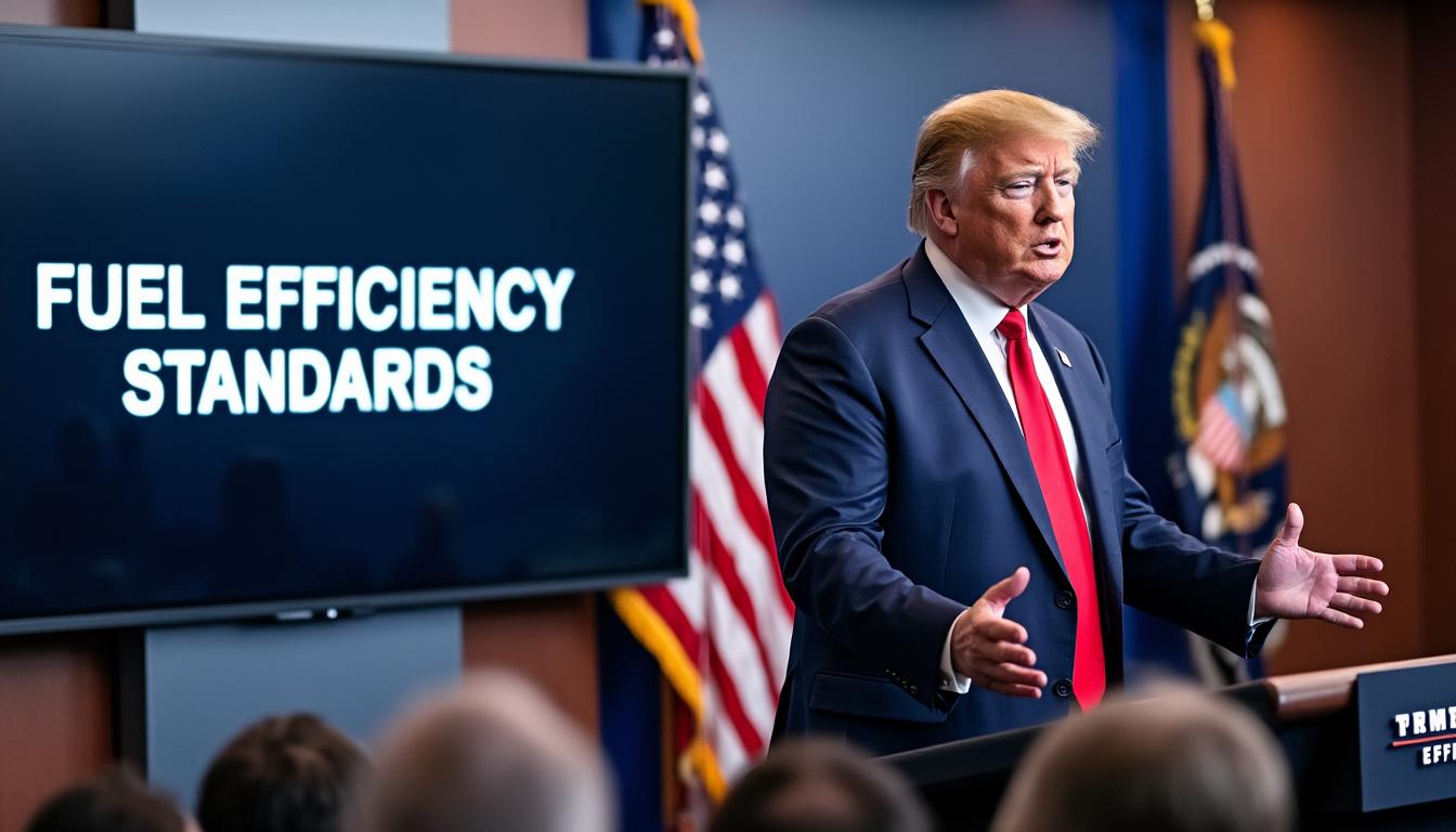 découvrez la proposition de trump visant à réduire drastiquement les normes d'efficacité énergétique pour les voitures particulières, avec des impacts potentiels sur l'environnement et le secteur automobile.