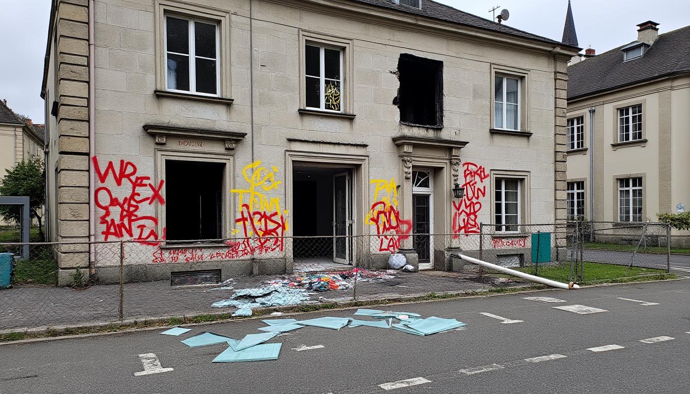 à fresnes, la mairie a été vandalisée et plusieurs vitrines brisées à la veille de l’investiture du nouveau maire, suscitant inquiétude et réactions dans la commune.