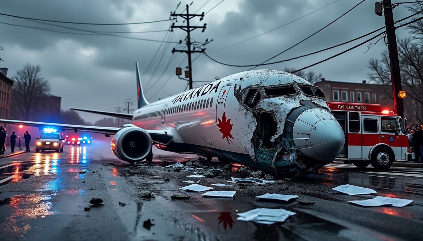 collision tragique à new york : un avion d'air canada percute un véhicule d'urgence, entraînant la mort des deux pilotes. découvrez les détails de cet accident dramatique.
