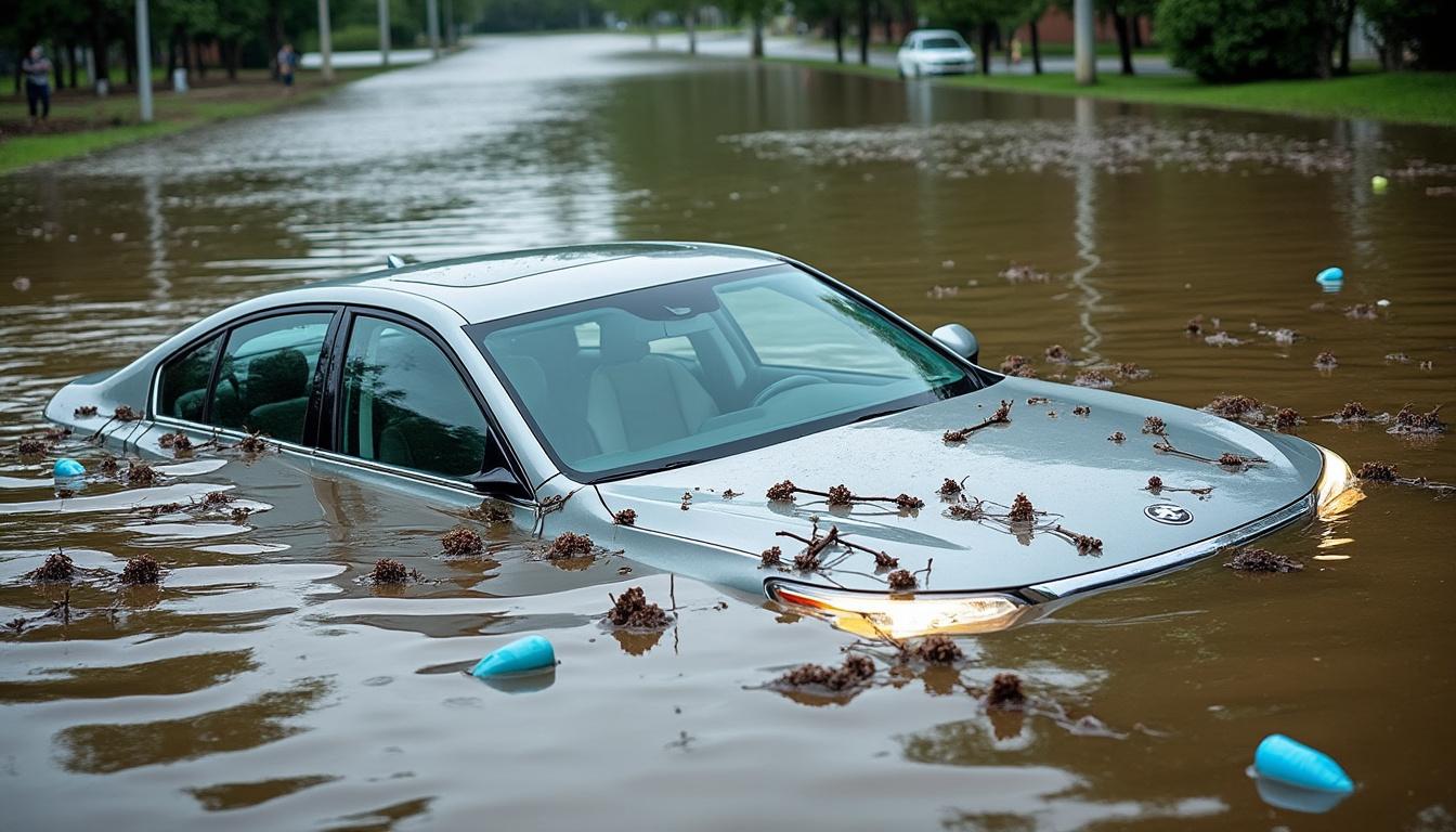 une voiture emportée par une inondation reste introuvable, tandis que l'assurance refuse d'indemniser la victime. découvrez les détails de ce drame et les recours possibles.